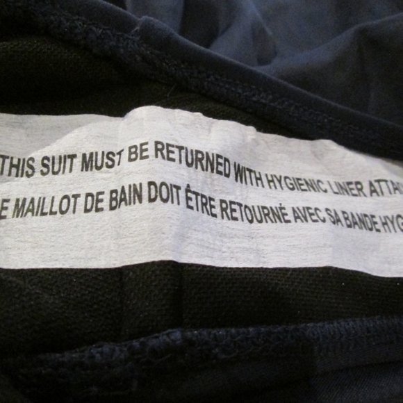 NWT Strapless Navy Floral Gottex 1 Piece Swimsuit - Picture 4 of 5